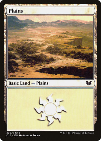 Plains (326) [Commander 2015] | Spectrum Games