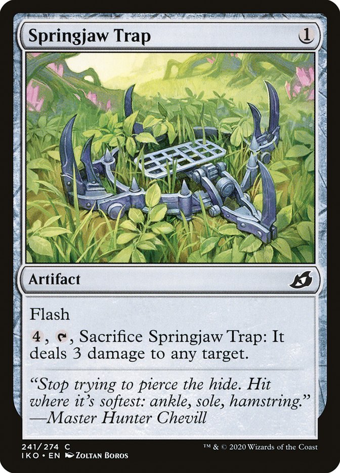 Springjaw Trap [Ikoria: Lair of Behemoths] | Spectrum Games