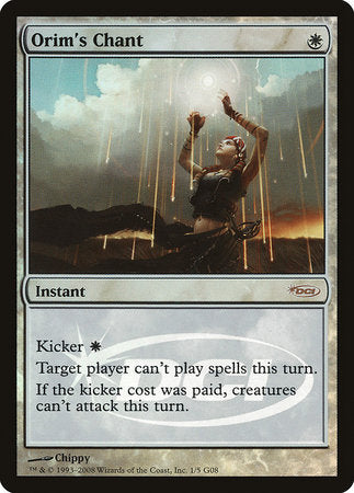 Orim's Chant [Judge Gift Cards 2008] | Spectrum Games