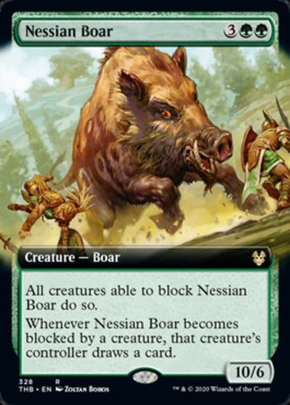 Nessian Boar (Extended Art) [Theros Beyond Death] | Spectrum Games