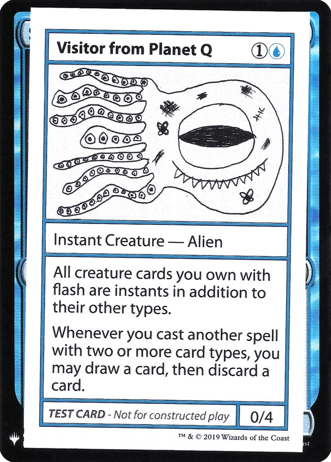 Visitor from Planet Q [Mystery Booster Playtest Cards] | Spectrum Games