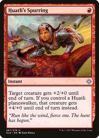 Huatli's Spurring [Ixalan] | Spectrum Games