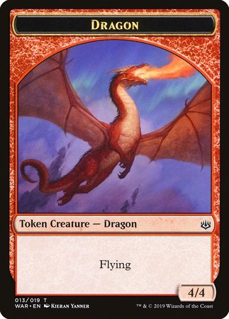 Dragon Token [War of the Spark Tokens] | Spectrum Games