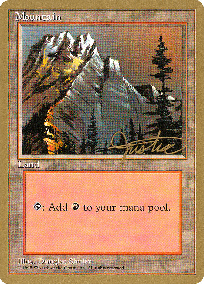 Mountain (mj373) (Mark Justice) [Pro Tour Collector Set] | Spectrum Games