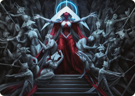 Elesh Norn, Mother of Machines Art Card [Phyrexia: All Will Be One Art Series] | Spectrum Games