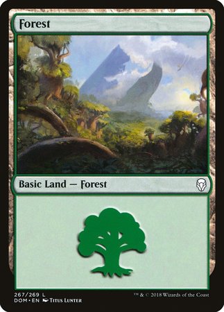 Forest (267) [Dominaria] | Spectrum Games