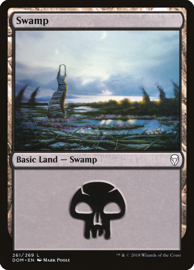 Swamp (261) [Dominaria] | Spectrum Games