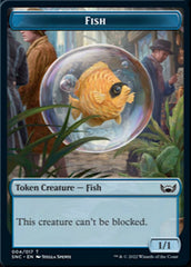 Fish // Citizen Double-sided Token [Streets of New Capenna Tokens] | Spectrum Games