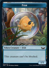 Fish // Angel Double-sided Token [Streets of New Capenna Tokens] | Spectrum Games