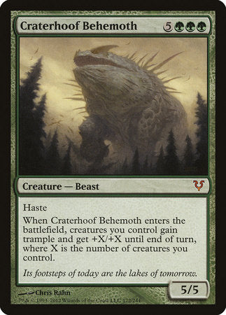Craterhoof Behemoth [Avacyn Restored] | Spectrum Games