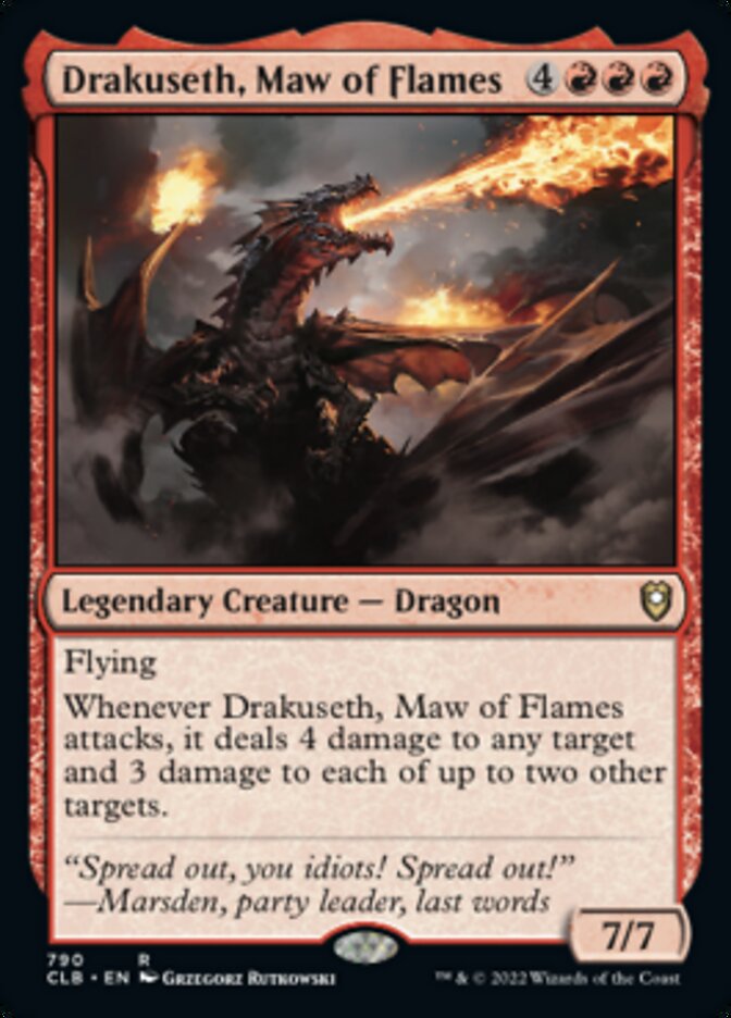 Drakuseth, Maw of Flames [Commander Legends: Battle for Baldur's Gate] | Spectrum Games