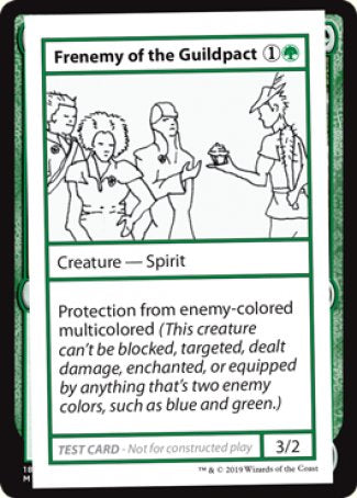 Frenemy of the Guildpact (2021 Edition) [Mystery Booster Playtest Cards] | Spectrum Games