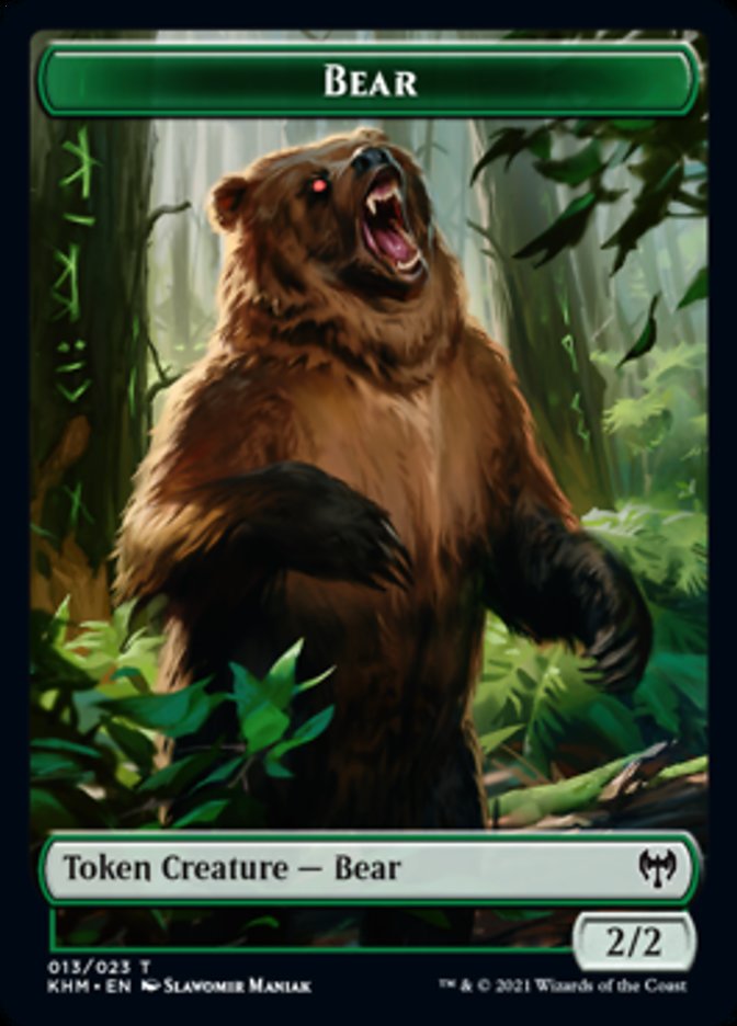 Bear Token [Kaldheim] | Spectrum Games