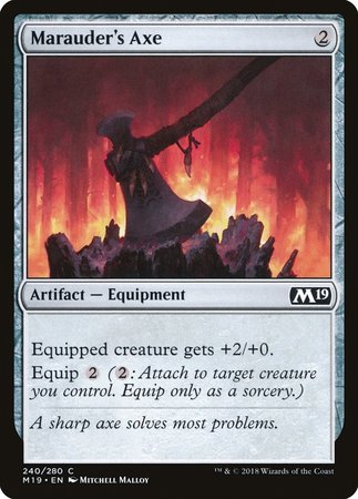 Marauder's Axe [Core Set 2019] | Spectrum Games