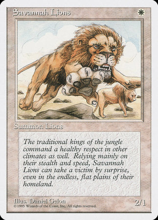 Savannah Lions [Fourth Edition] | Spectrum Games