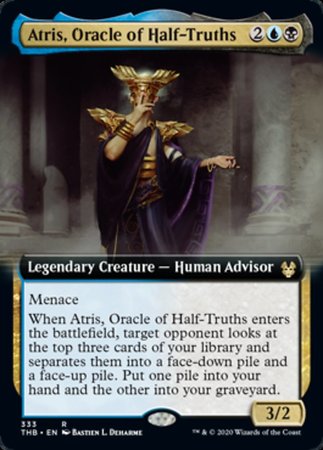 Atris, Oracle of Half-Truths (Extended Art) [Theros Beyond Death] | Spectrum Games