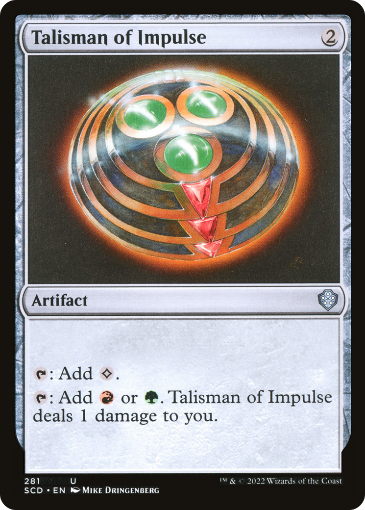 Talisman of Impulse [Starter Commander Decks] | Spectrum Games