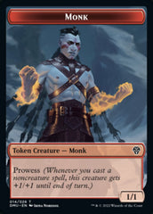 Soldier // Monk Double-sided Token [Dominaria United Tokens] | Spectrum Games