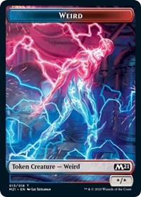 Weird // Zombie Double-sided Token [Core Set 2021 Tokens] | Spectrum Games