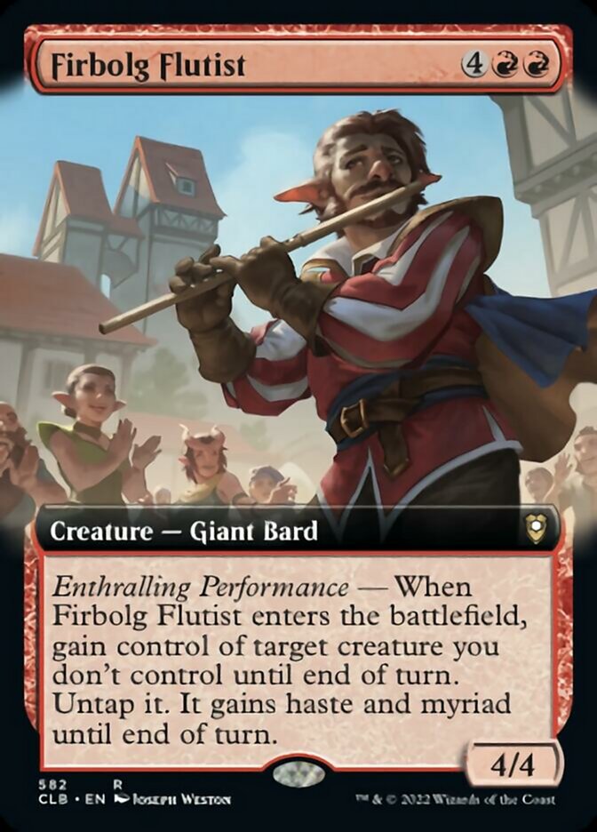 Firbolg Flutist (Extended Art) [Commander Legends: Battle for Baldur's Gate] | Spectrum Games