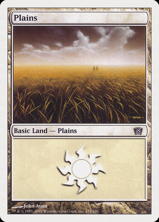 Plains (331) [Eighth Edition] | Spectrum Games