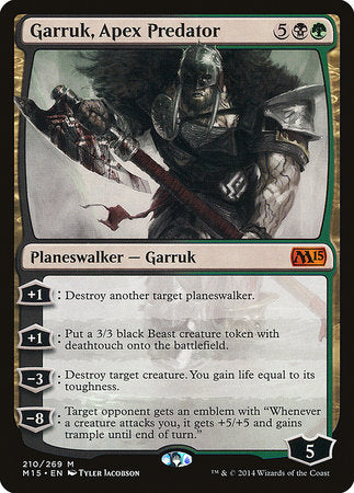 Garruk, Apex Predator [Magic 2015] | Spectrum Games