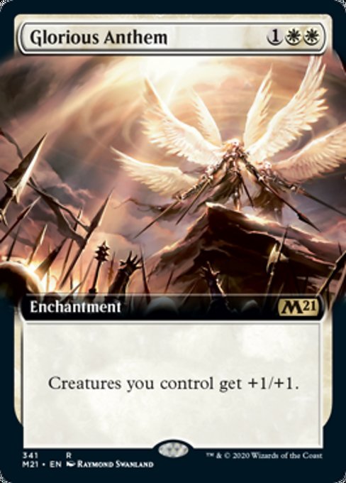 Glorious Anthem (Extended Art) [Core Set 2021] | Spectrum Games
