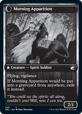 Mourning Patrol // Morning Apparition [Innistrad: Double Feature] | Spectrum Games