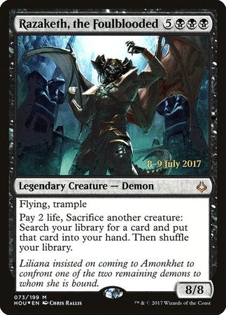 Razaketh, the Foulblooded [Hour of Devastation Promos] | Spectrum Games