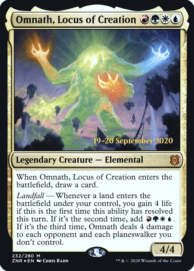 Omnath, Locus of Creation  [Zendikar Rising Prerelease Promos] | Spectrum Games