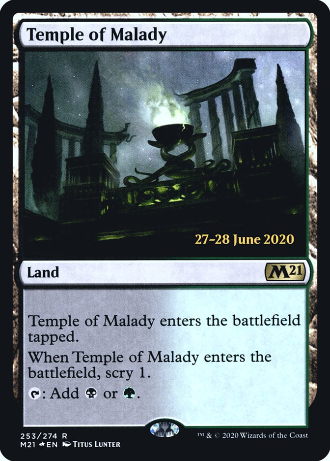 Temple of Malady  [Core Set 2021 Prerelease Promos] | Spectrum Games