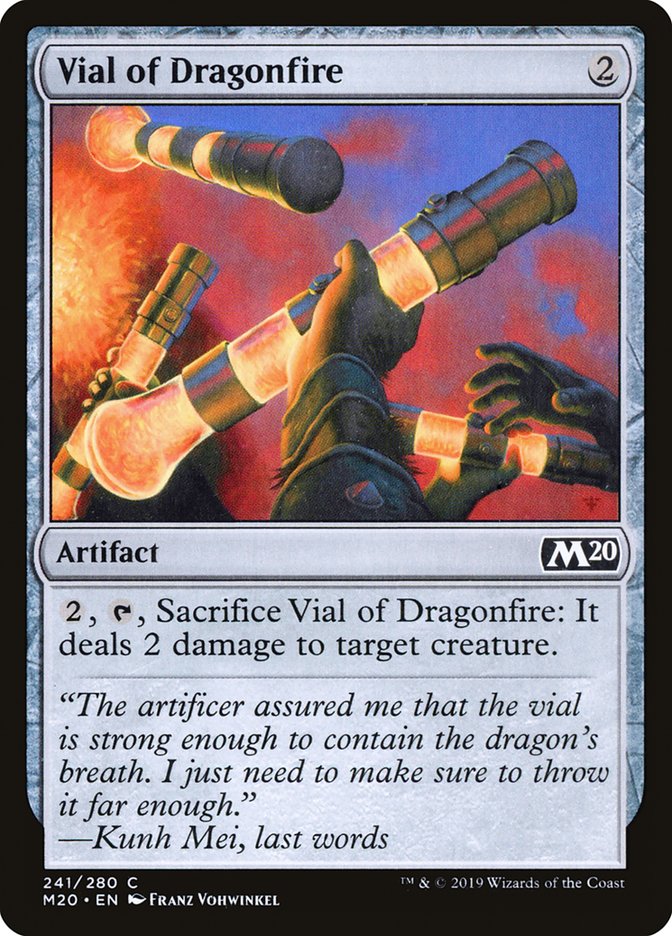 Vial of Dragonfire [Core Set 2020] | Spectrum Games