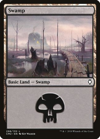 Swamp (298) [Commander Anthology Volume II] | Spectrum Games