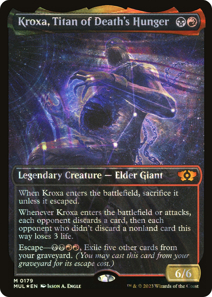 Kroxa, Titan of Death's Hunger (Halo Foil) [Multiverse Legends] | Spectrum Games