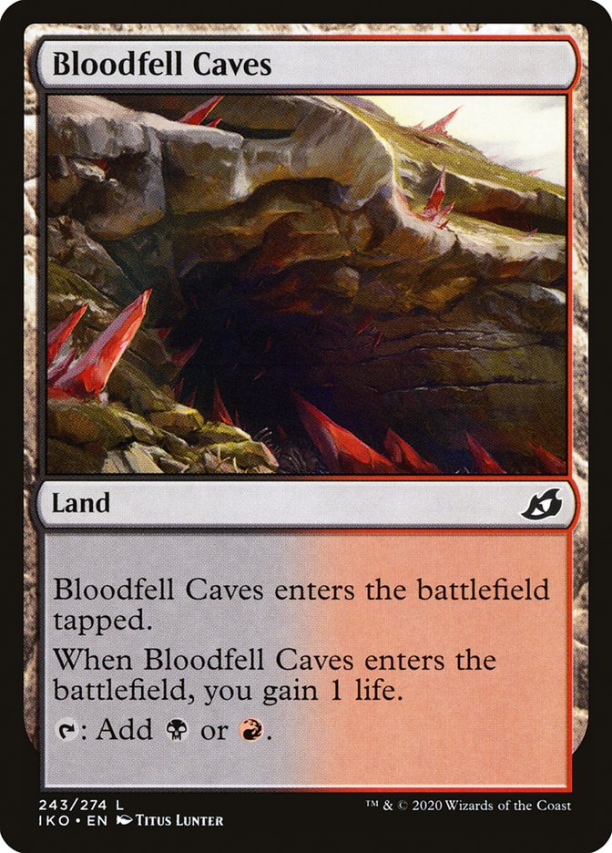 Bloodfell Caves [Ikoria: Lair of Behemoths] | Spectrum Games