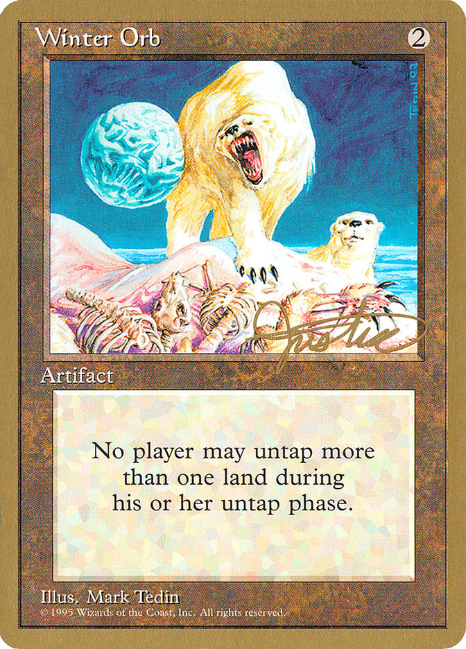 Winter Orb (Mark Justice) [Pro Tour Collector Set] | Spectrum Games