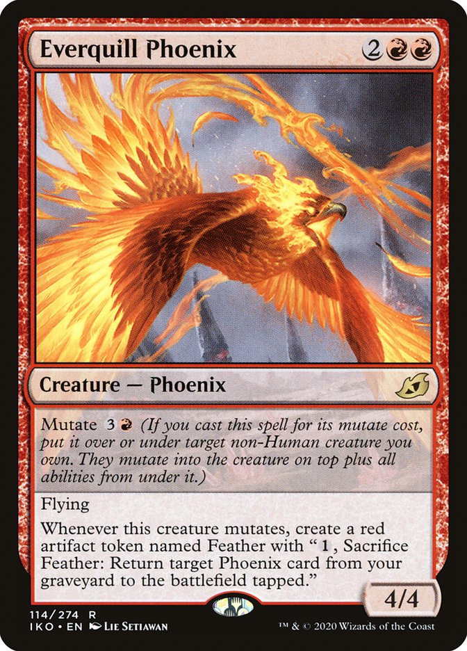 Everquill Phoenix [Ikoria: Lair of Behemoths] | Spectrum Games