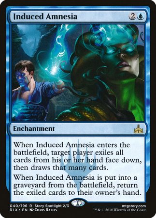 Induced Amnesia [Rivals of Ixalan] | Spectrum Games