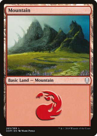 Mountain (265) [Dominaria] | Spectrum Games