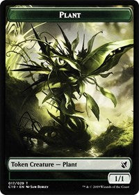 Plant // Morph Double-sided Token [Commander 2019 Tokens] | Spectrum Games