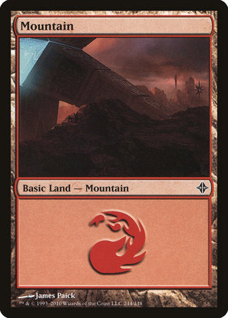 Mountain (244) [Rise of the Eldrazi] | Spectrum Games