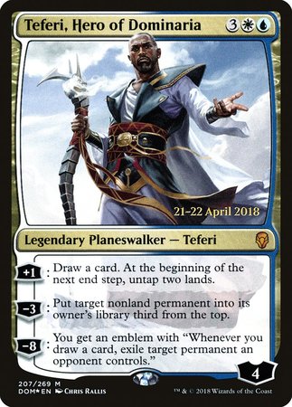 Teferi, Hero of Dominaria [Dominaria Promos] | Spectrum Games