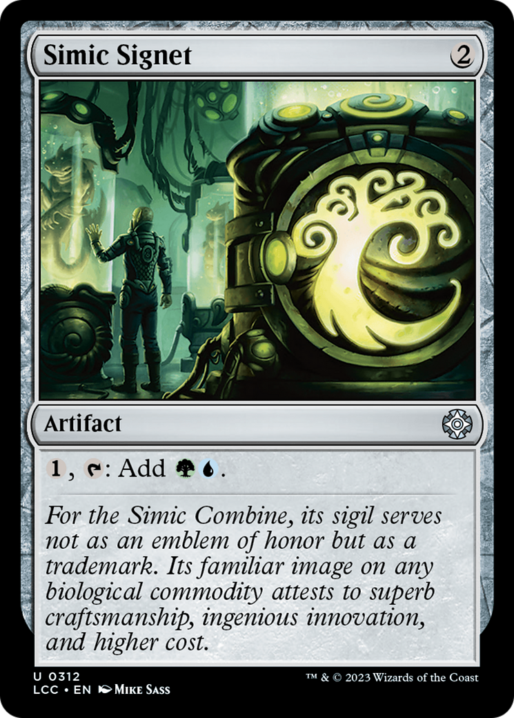 Simic Signet [The Lost Caverns of Ixalan Commander] | Spectrum Games