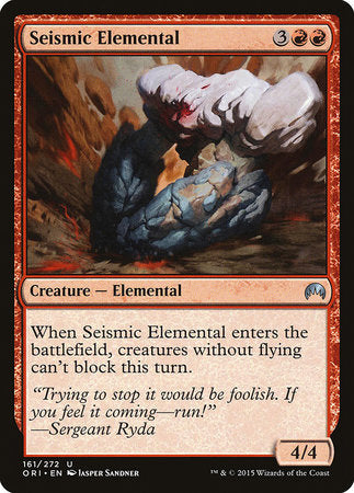 Seismic Elemental [Magic Origins] | Spectrum Games