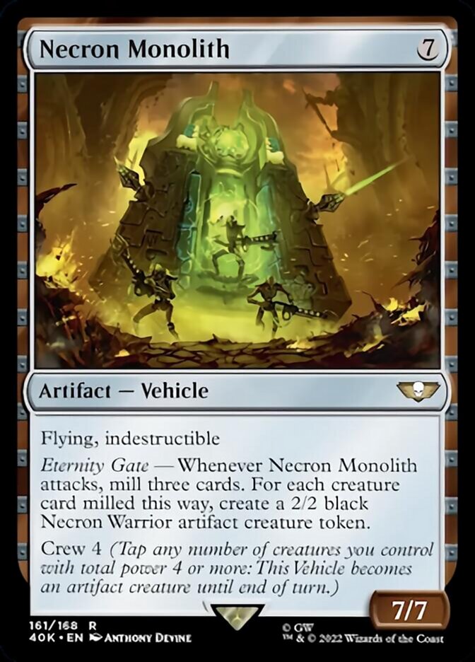 Necron Monolith (Surge Foil) [Universes Beyond: Warhammer 40,000] | Spectrum Games