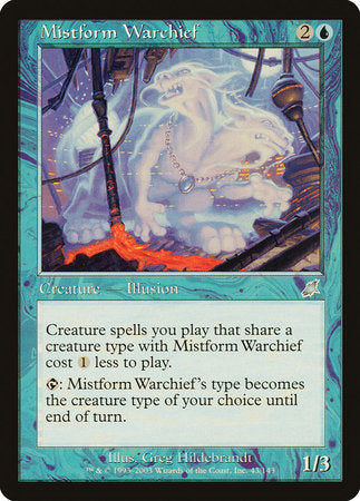 Mistform Warchief [Scourge] | Spectrum Games