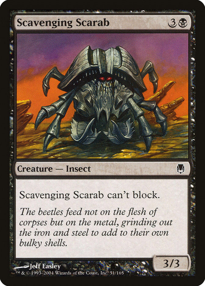 Scavenging Scarab [Darksteel] | Spectrum Games