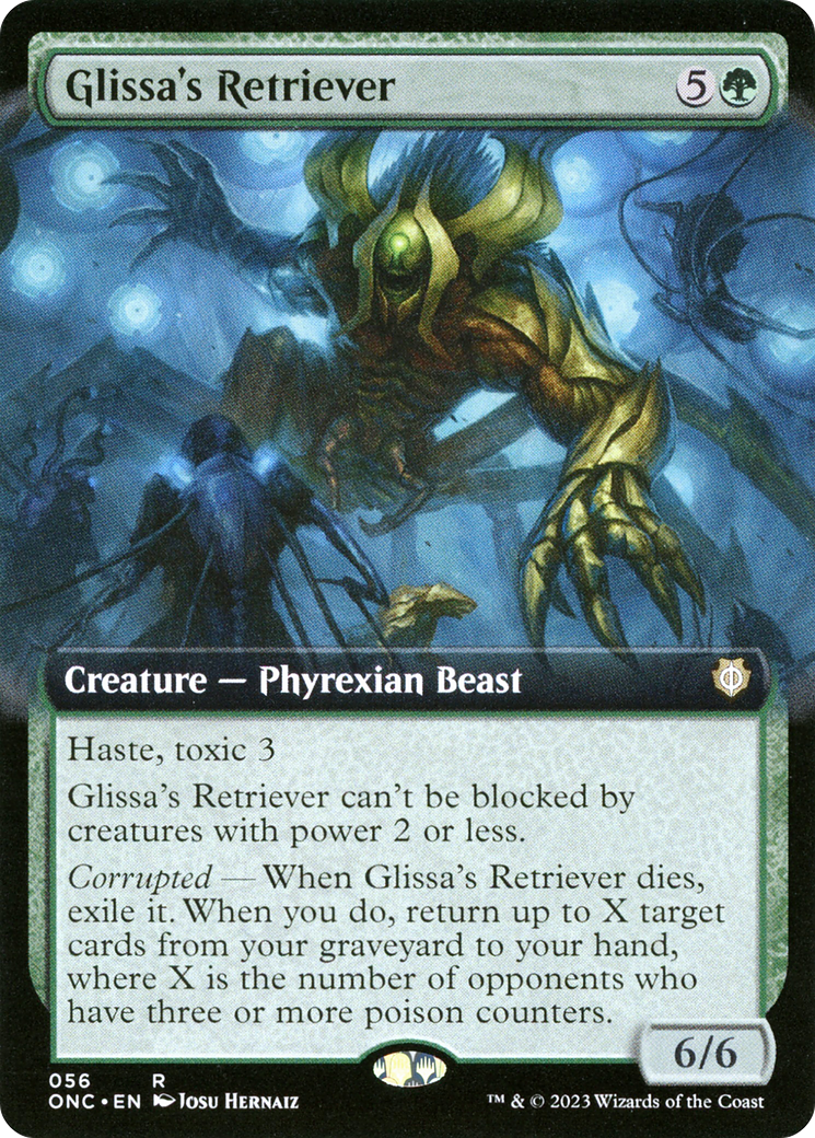 Glissa's Retriever (Extended Art) [Phyrexia: All Will Be One Commander] | Spectrum Games
