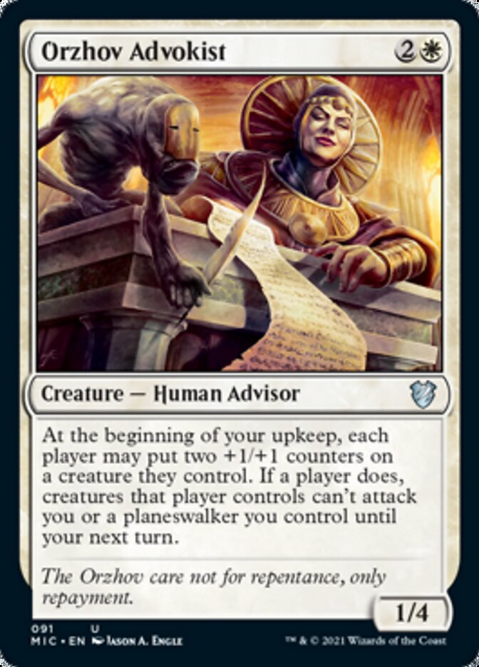 Orzhov Advokist [Innistrad: Midnight Hunt Commander] | Spectrum Games