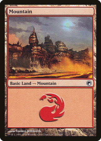 Mountain (243) [Scars of Mirrodin] | Spectrum Games